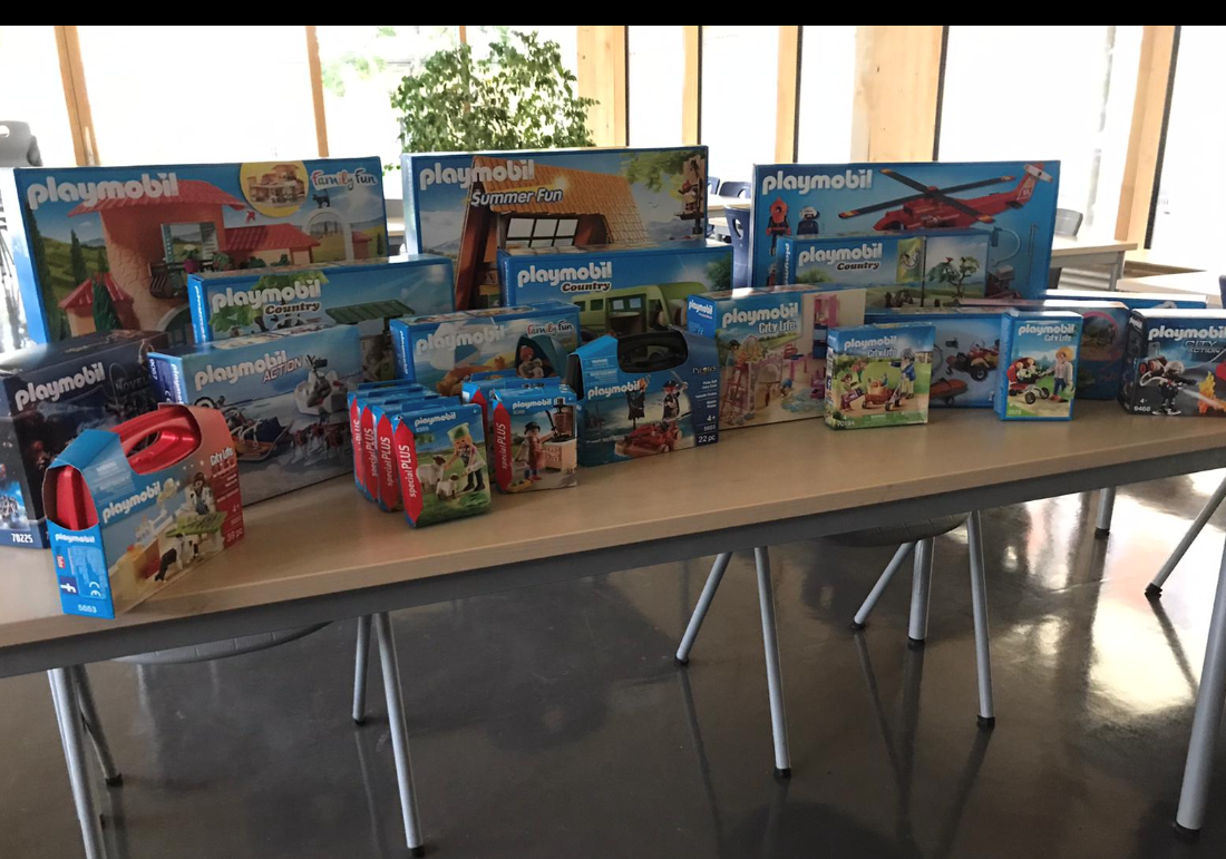 Spende von der Playmobil-Stiftung