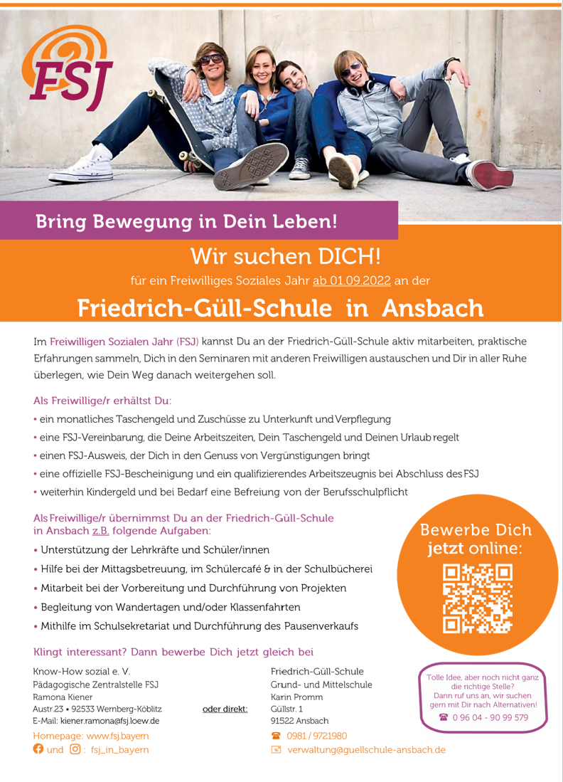 FSJ gesucht